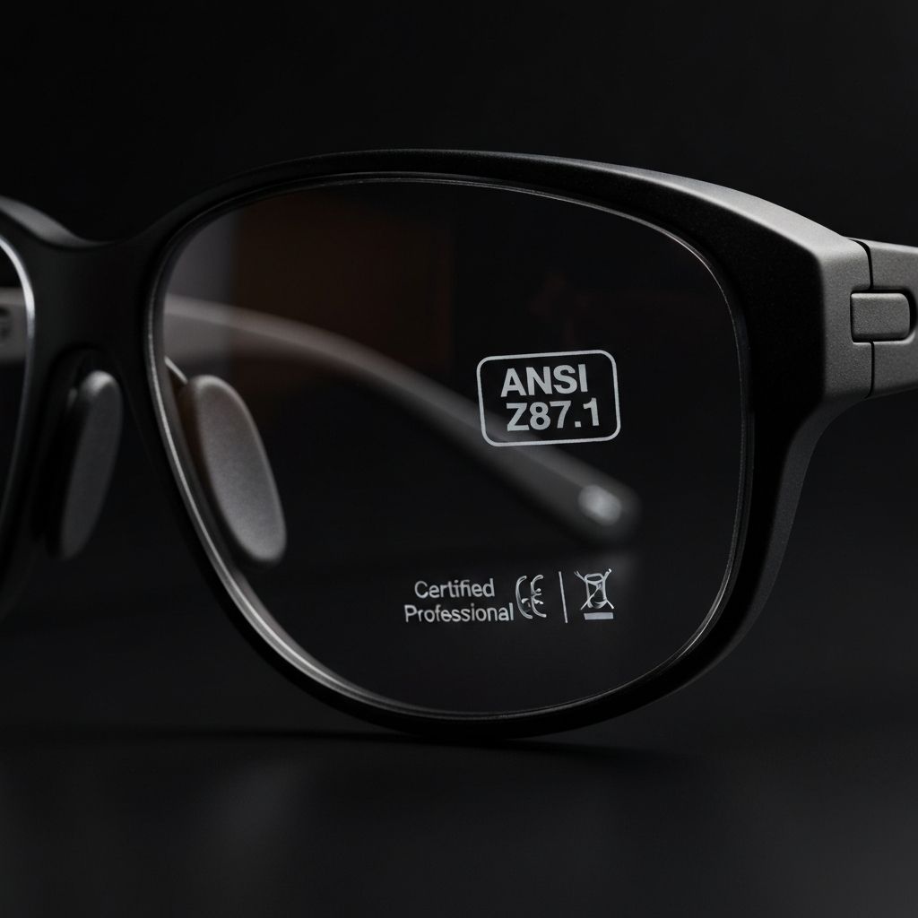 Lentes de seguridad certificados ANSI Z87.1 para uso industrial